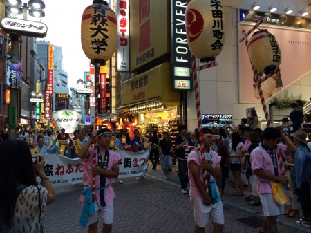 渋谷センター街ねぶた祭り2014