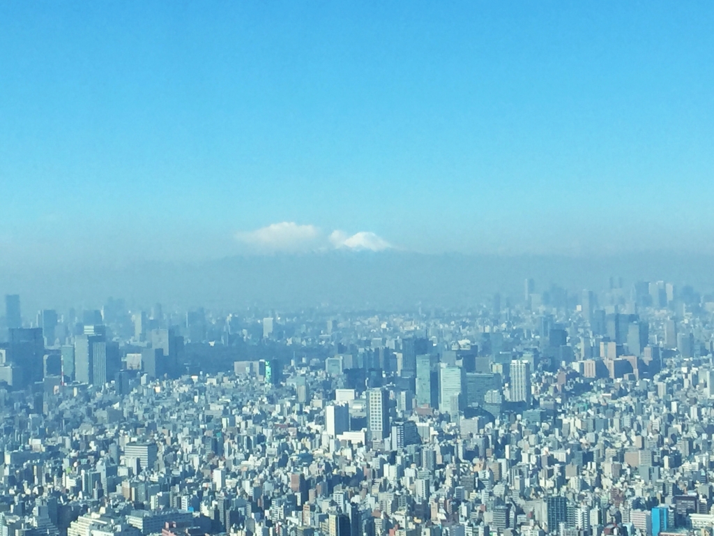 東京スカイツリー展望台から富士山がはっきり見えた フォロワーが１２万人増えるiphone写真 動画
