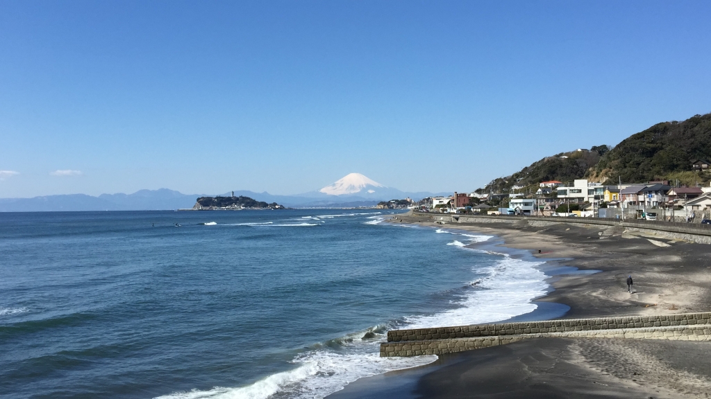 富士山 江ノ島がくっきり 稲村ケ崎 フォロワーが１２万人増えるiphone写真 動画
