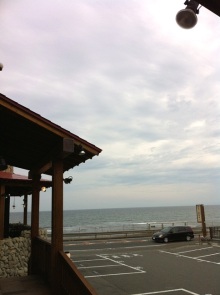 稲村ケ崎温泉からの海の眺め